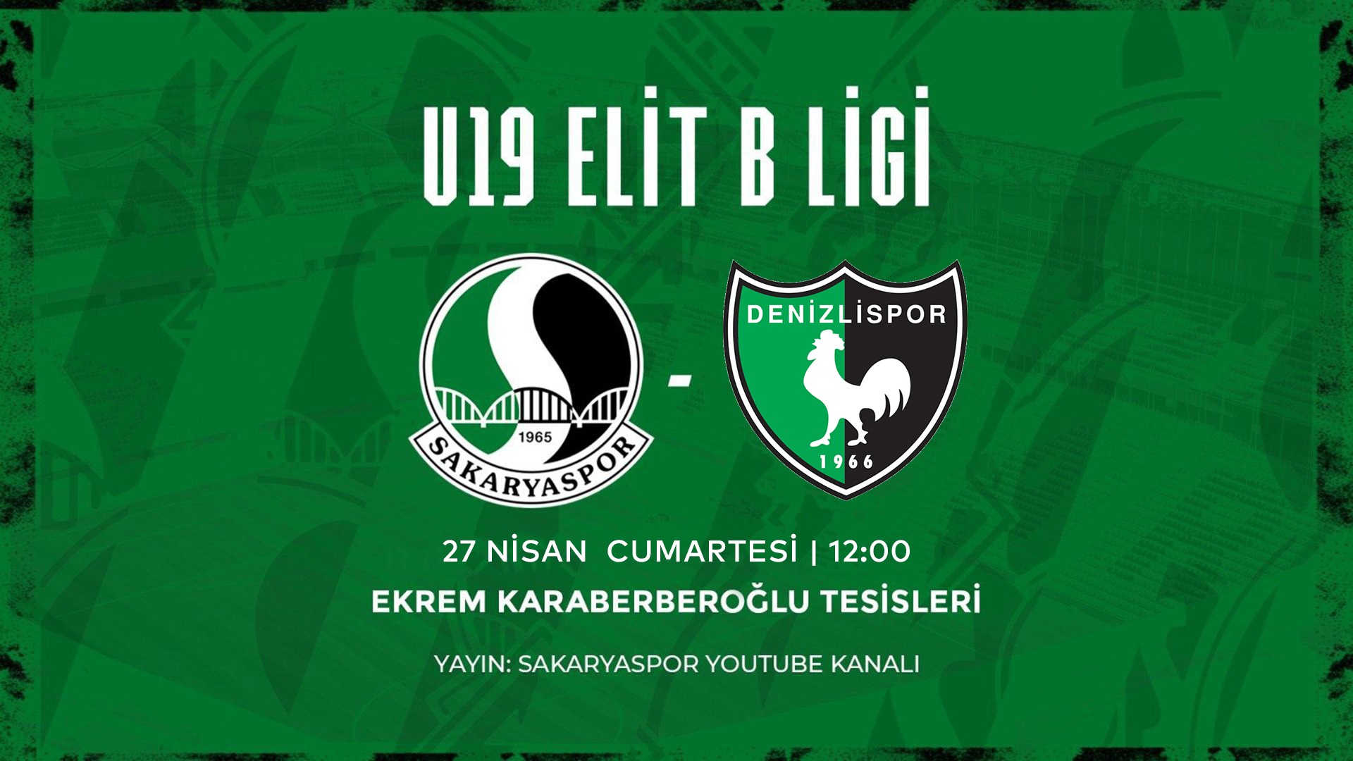 Sakaryaspor ve Denizlispor U19 Takımları Arasında Elit B Ligi Mücadelesi