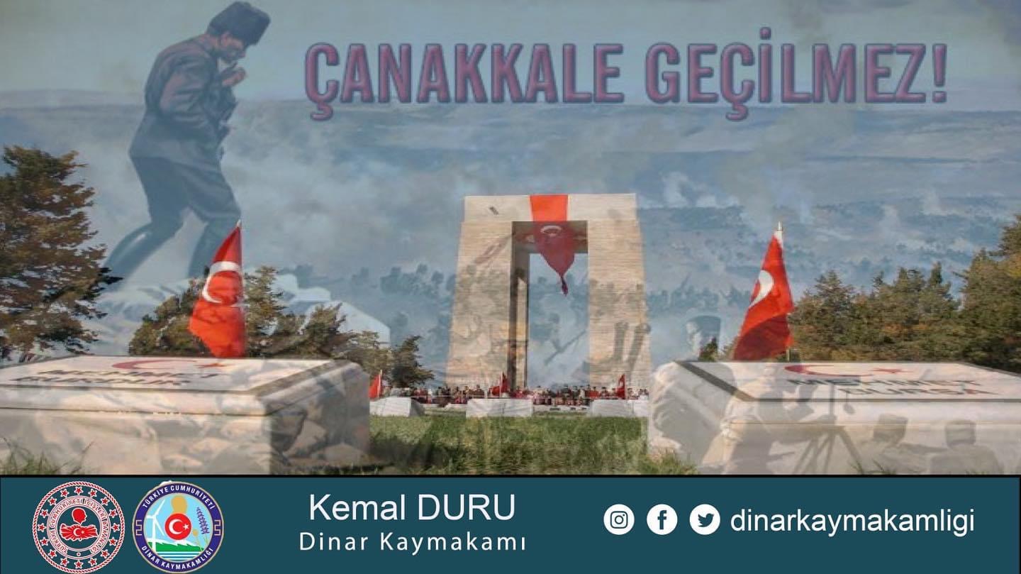 Kaymakamımız Kemal Duru’nun 18 Mart Mesajı