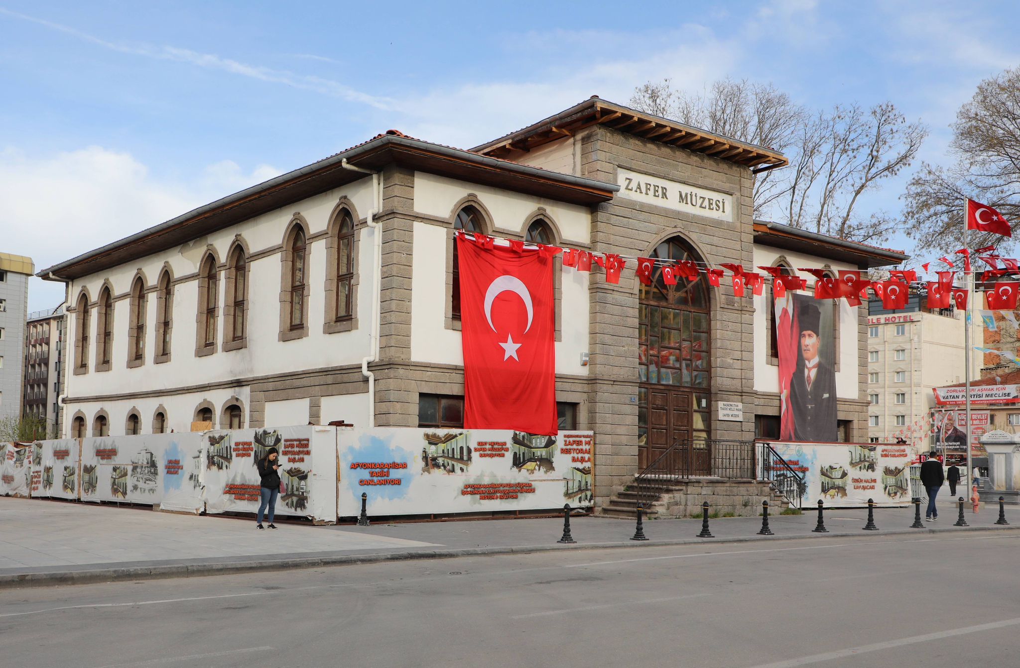 Afyonkarahisar'da Zafer Müzesi'nin Restorasyon Çalışmaları İkinci Aşamaya Geçti