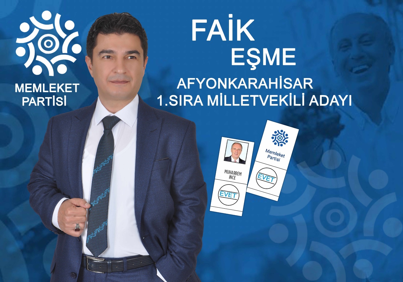 Faik Eşme, Afyonkarahisar Bağımsız Milletvekili olmak istiyor.