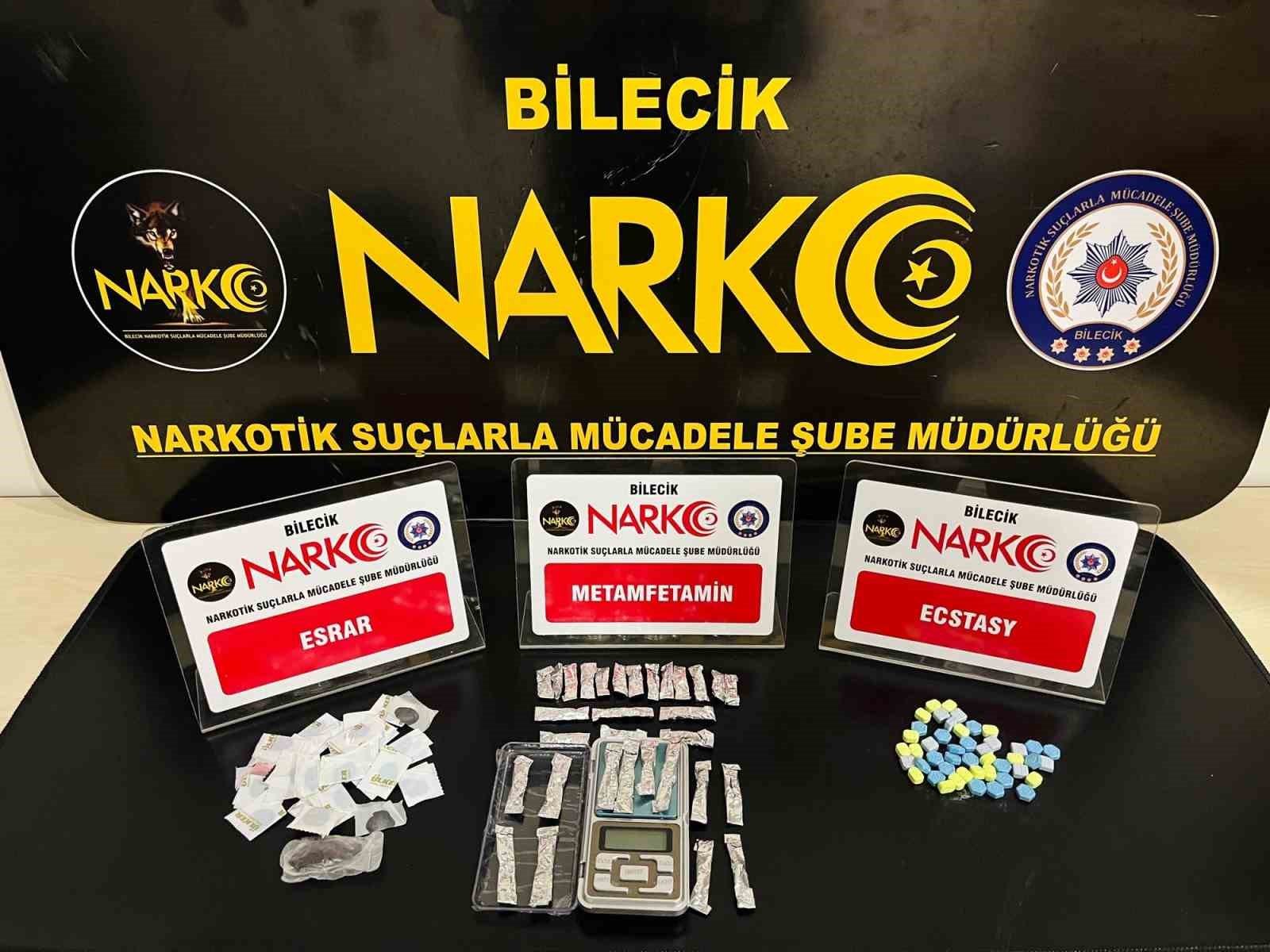 Bilecik'te Narkotik Köpeği İntel ile Operasyon: Çok Sayıda Uyuşturucu Ele Geçirildi