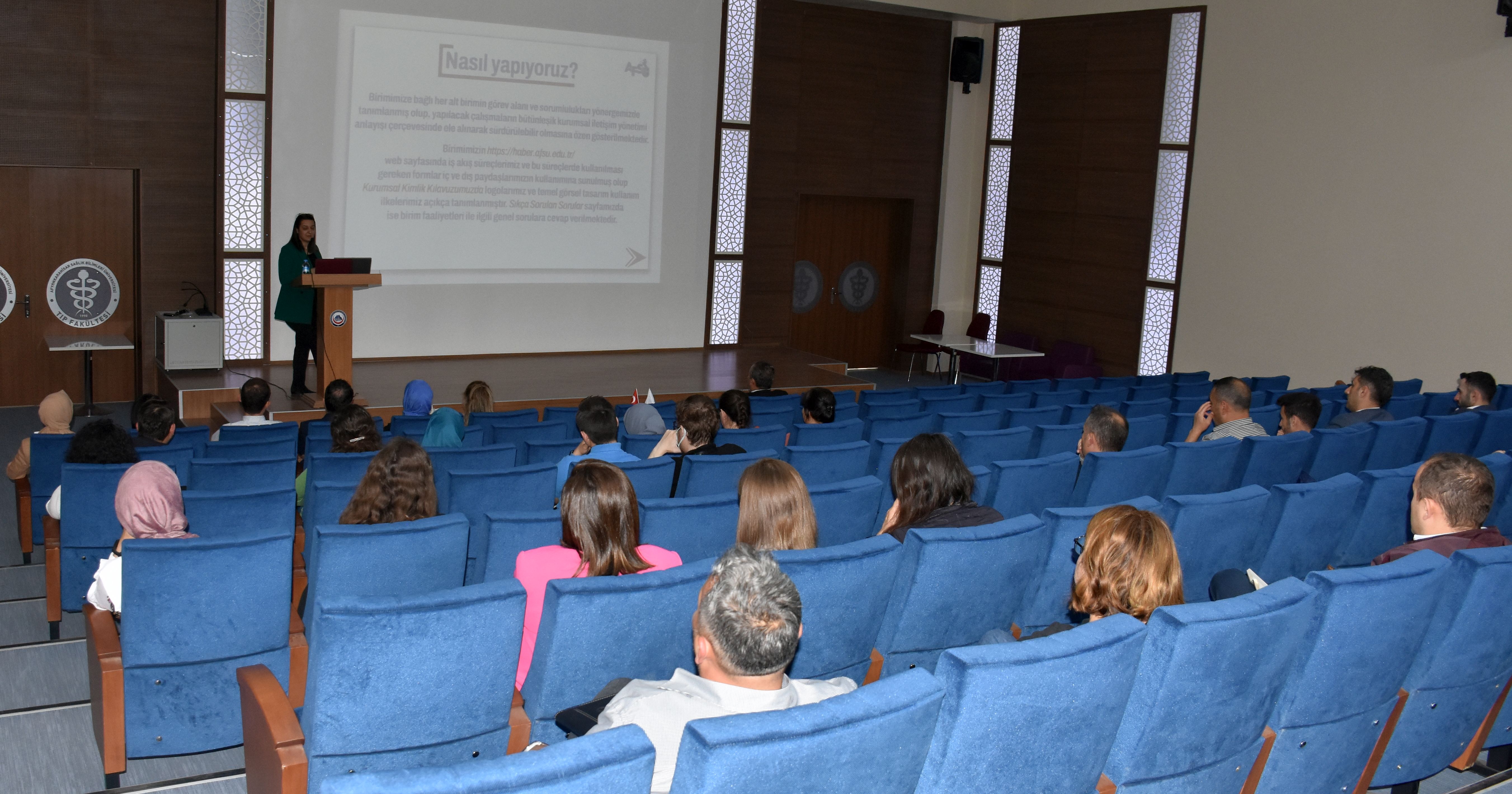 AFSÜ İletişim Temsilcileri Koordinasyon Kurulu Toplandı