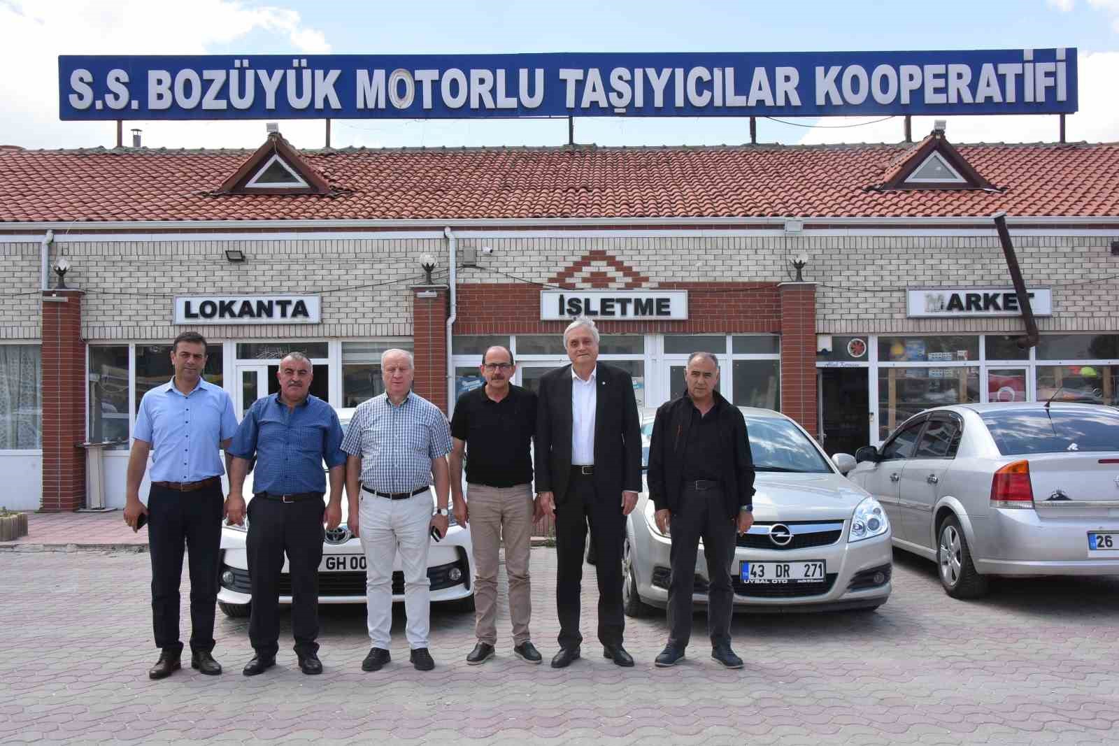 Bozüyük Belediye Başkanı Taşıyıcılar Kooperatifini Ziyaret Etti