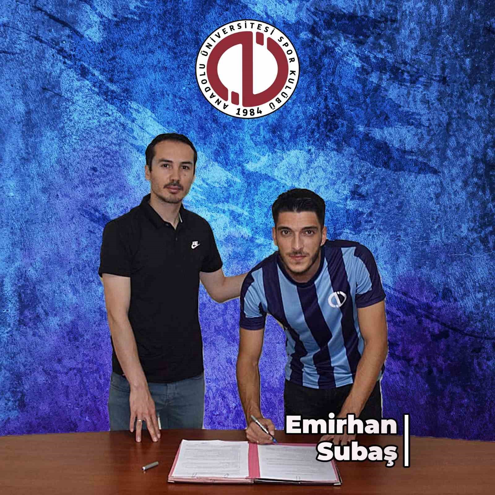 Anadolu Üniversitesi Spor Kulübü, Emirhan Subaş'ı transfer etti.