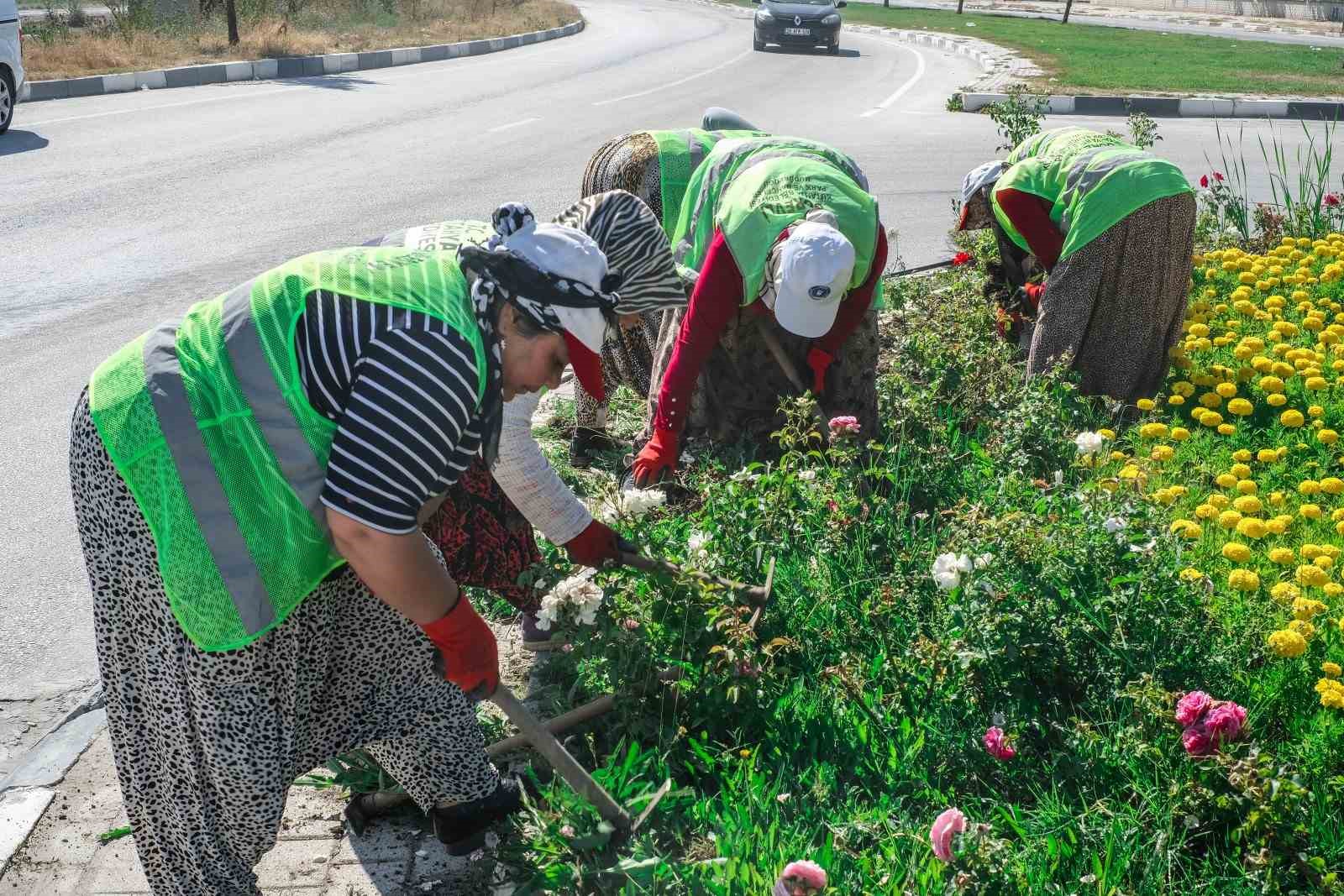 Kütahya Belediyesi, Çiçek Dikimi ve Bakım Çalışmalarını Sürdürüyor