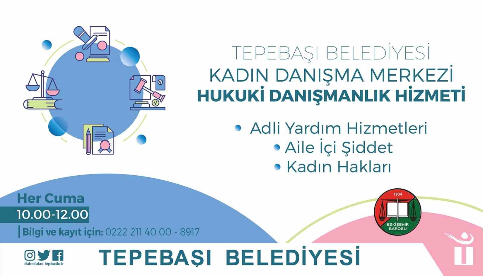 Tepebaşı Kadın Danışma Merkezi'nden Ücretsiz Hukuki Destek