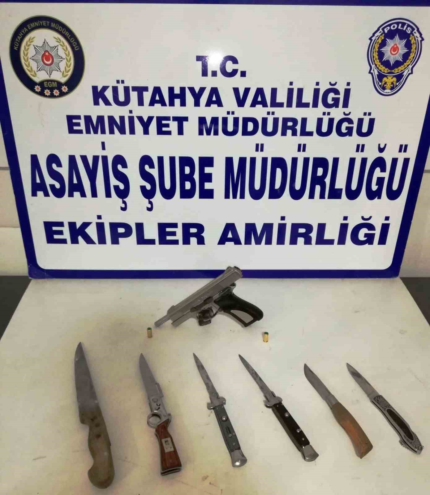 Kütahya İl Emniyet Müdürlüğü Asayiş ekiplerinden büyük operasyon!