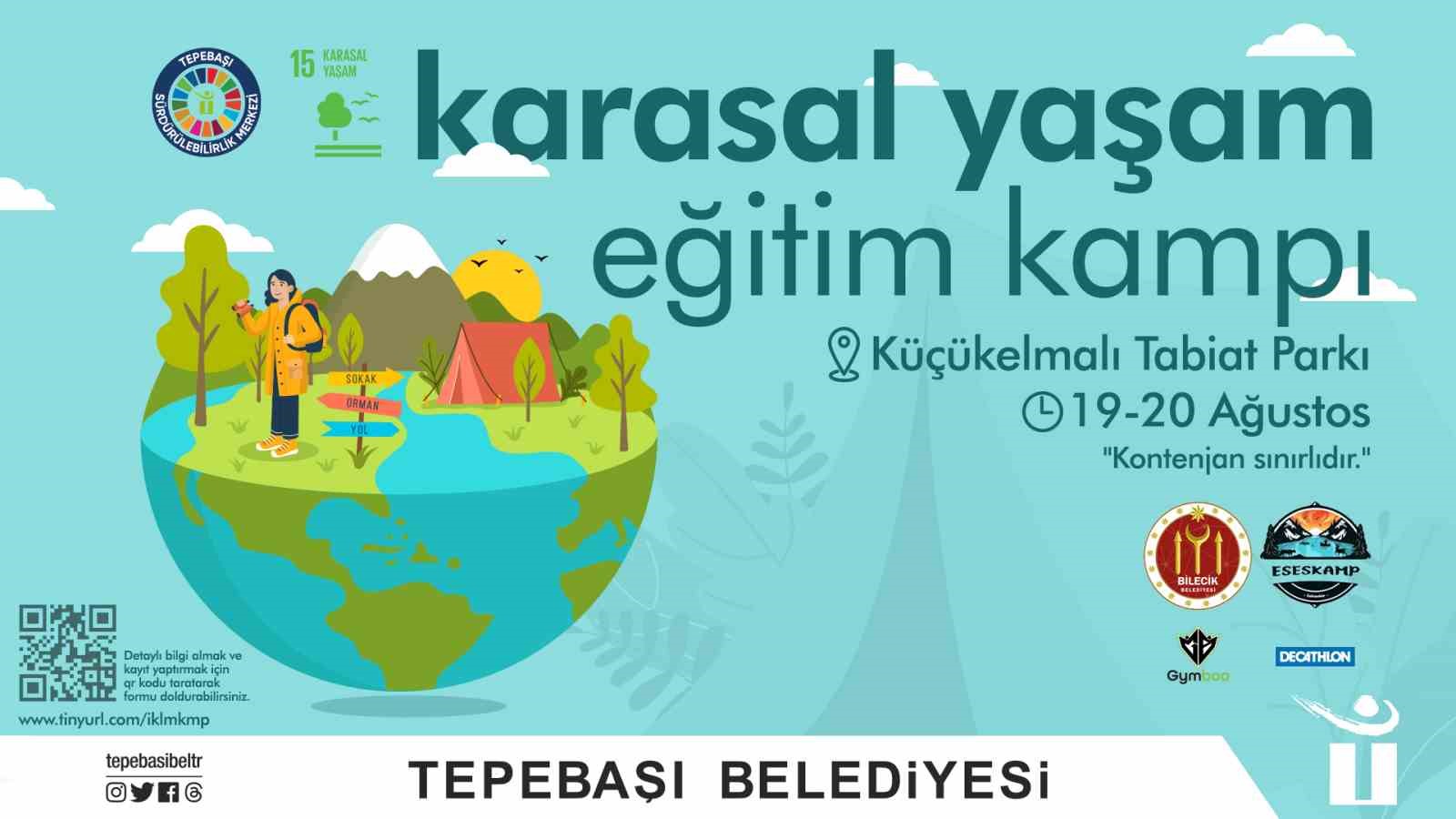 Tepebaşı Belediyesi'nin Düzenlediği Karasal Yaşam Eğitim Kampı