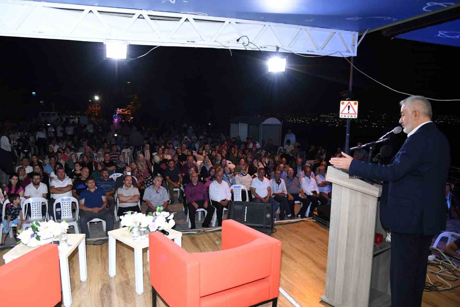 Isparta Belediye Başkanı Akkent Mahallesinde Vatandaşlarla Buluştu