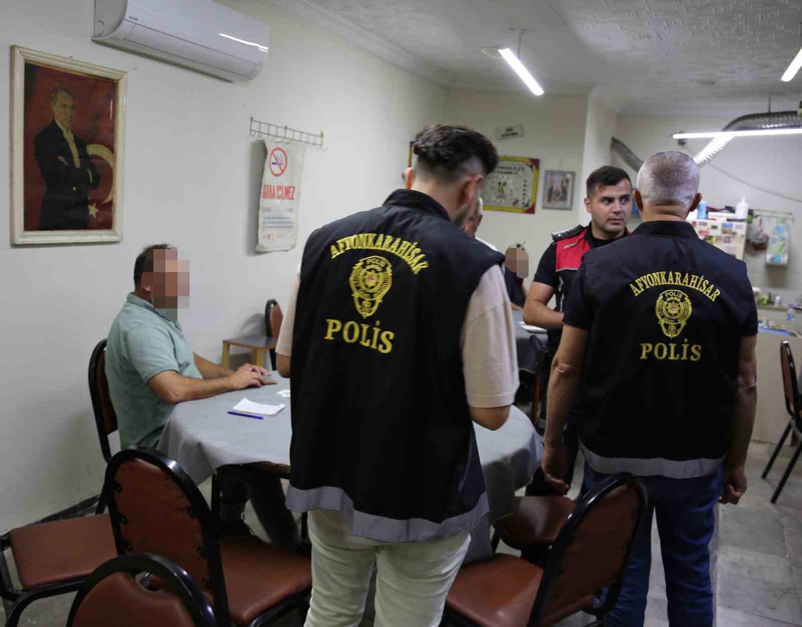 Afyonkarahisar'da kumar ve bahis denetimi