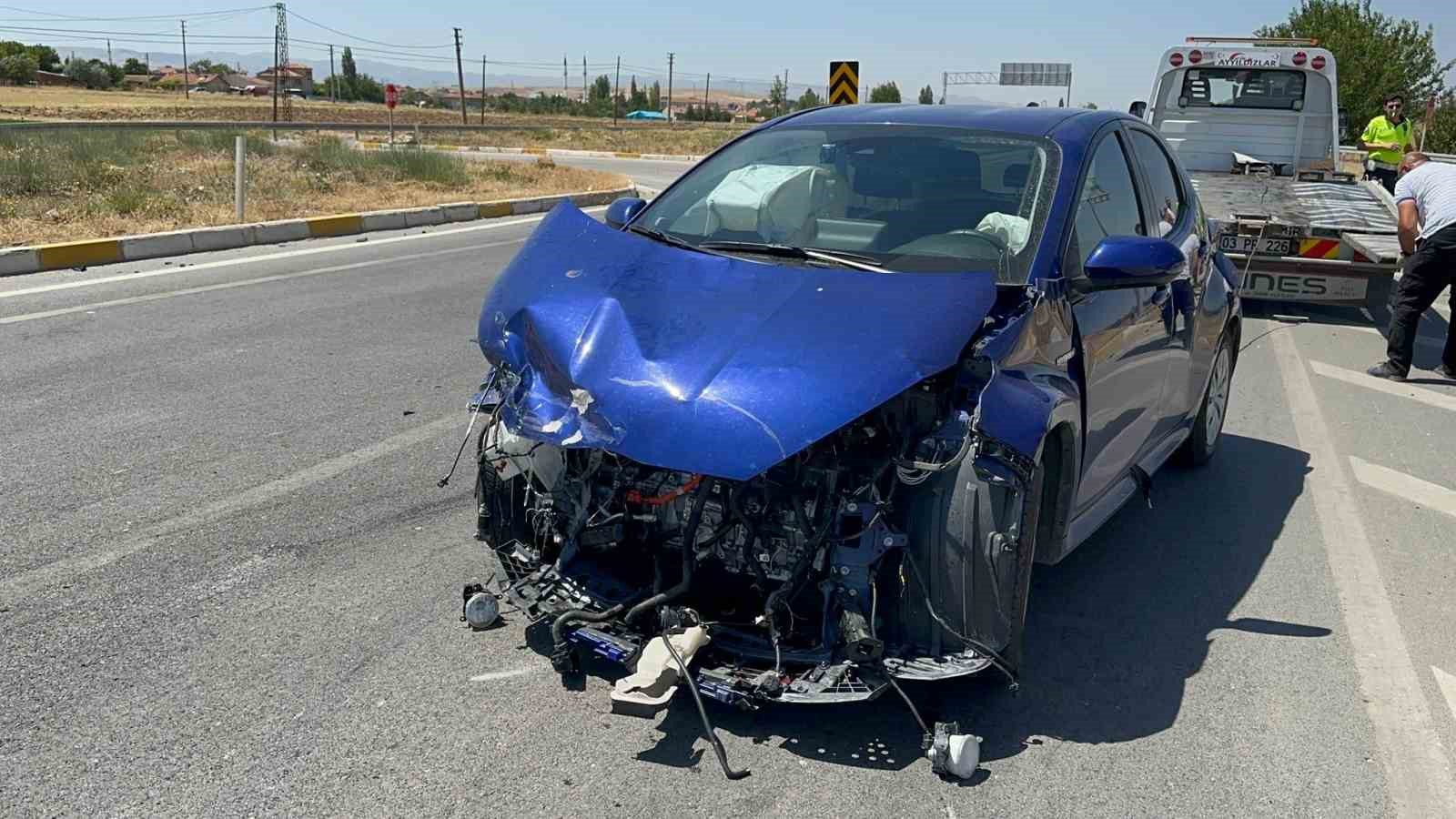 Afyonkarahisar'da Çocukları Yaralayan Trafik Kazası