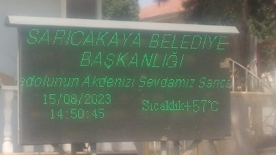 Eskişehir'de Termometreler 57 Dereceyi Gösterdi