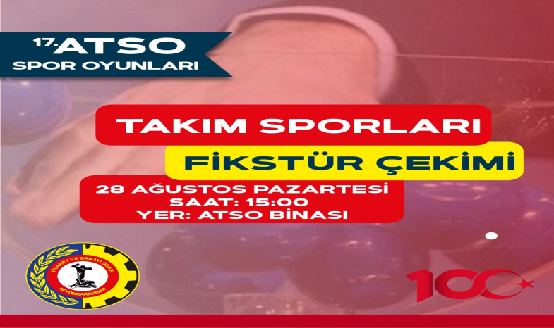 ATSODA Spor Oyunları'nın Fikstürü Çekilecek