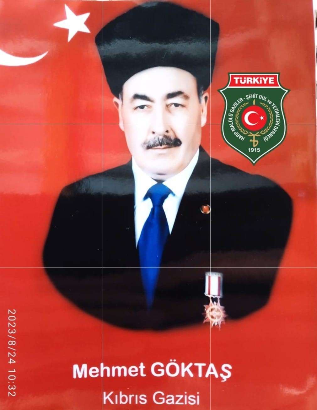 Afyonkarahisarlı Kıbrıs Gazisi Mehmet Göktaş vefat etti.