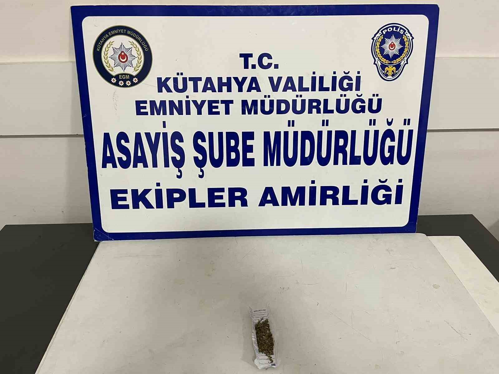 Kütahya'da Şahıstan 1.74 Gram Bonzai Ele Geçirildi