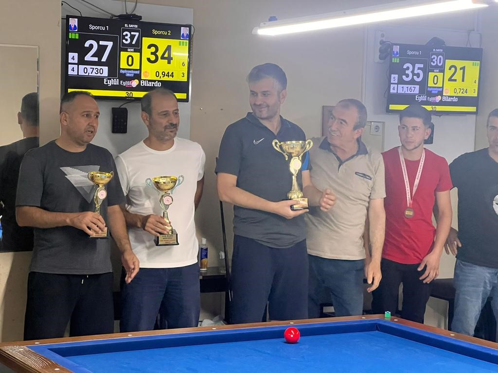 Sandıklı'da Zafer Bayramı'na Özel Bilardo Turnuvası