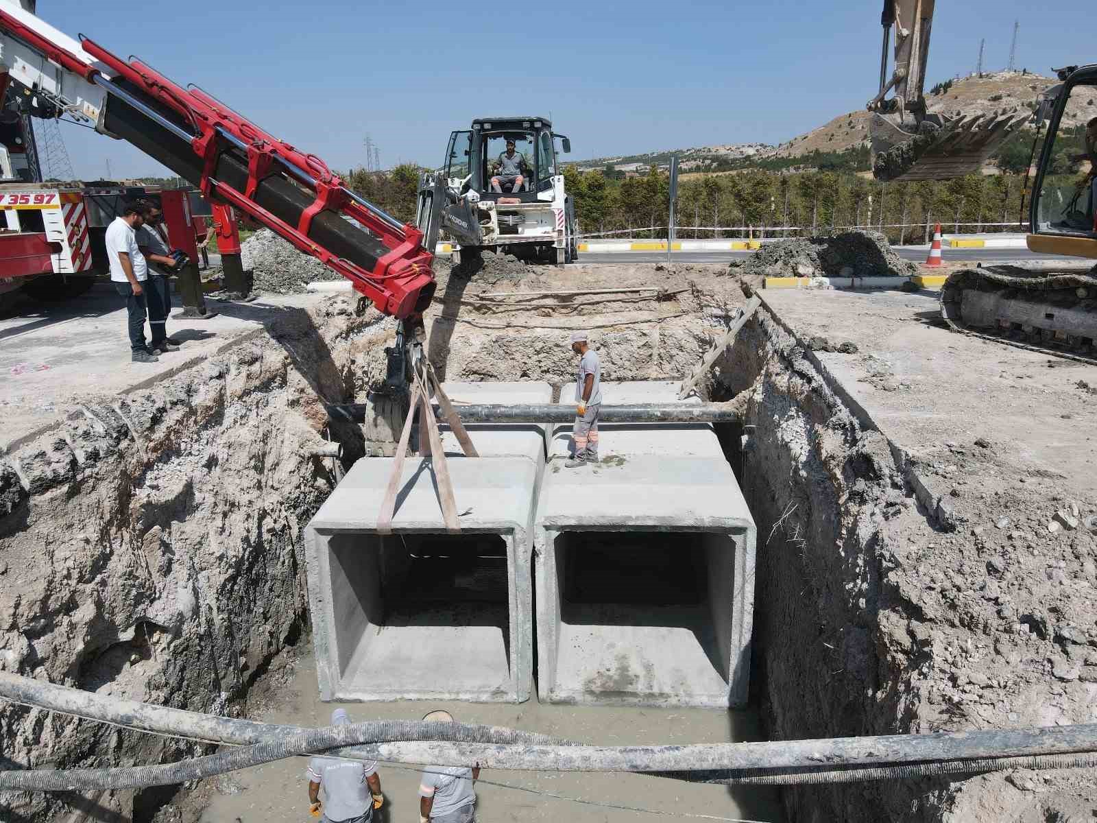 Kütahya OSB'de Menfez Çalışmaları Başladı