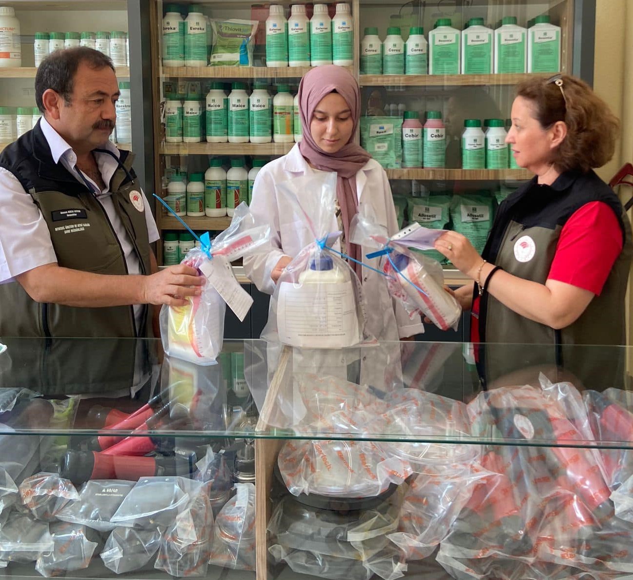 Afyonkarahisar'da bitki koruma ürünleri denetlendi