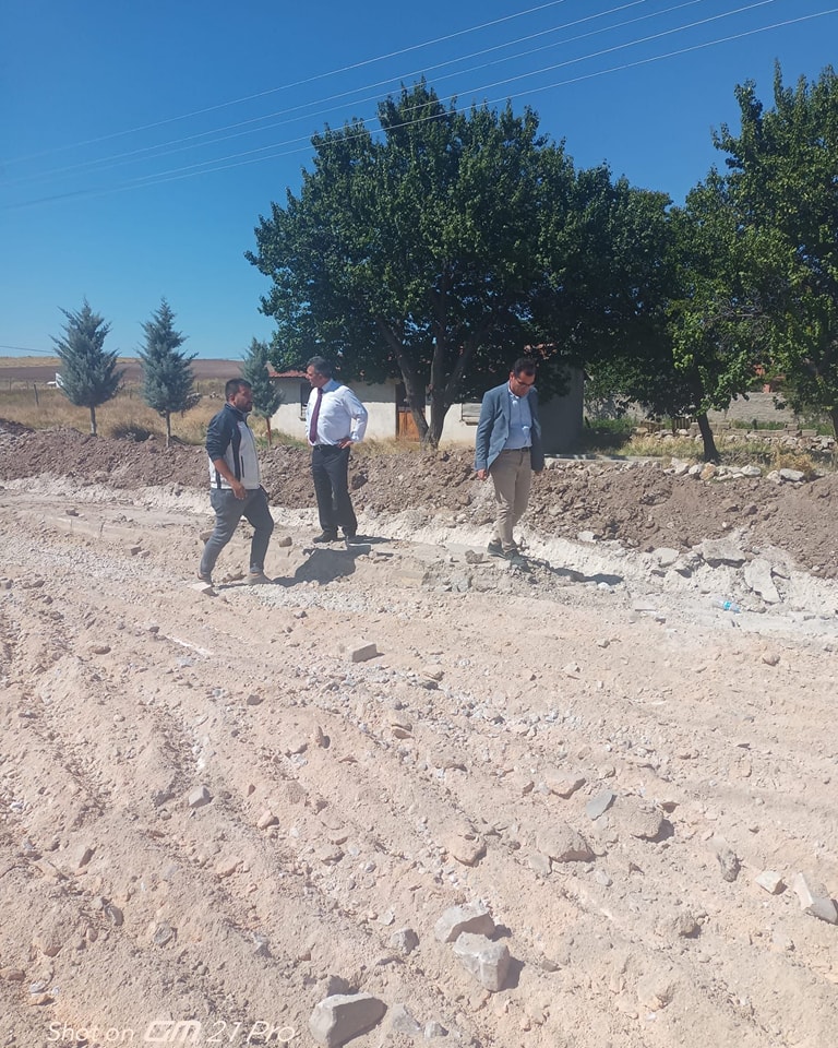 Belediye Başkanımız Afyon Yolu'ndaki Çalışmaları İnceledi.