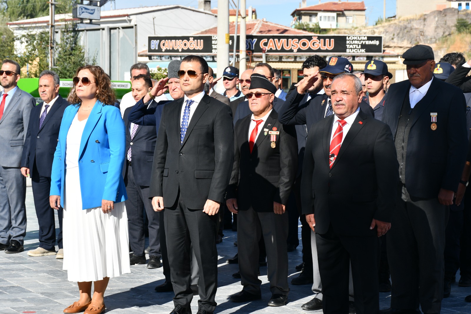 Kaymakam Osman Bilici İscehisar'da Gaziler Günü'nü kutladı.