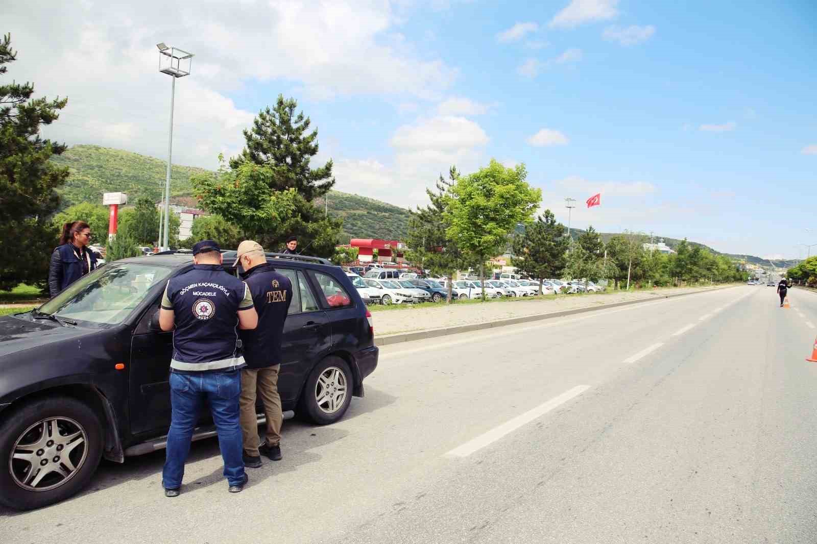 Afyonkarahisar'da Düzensiz Göç ile Mücadele Denetimi