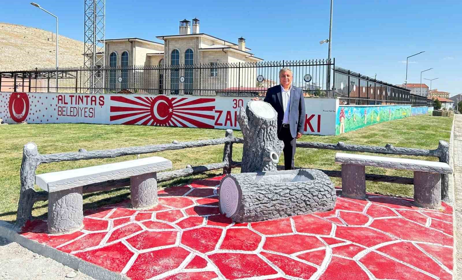 Altıntaş'a Yeni Zafer Parkı Açıldı.