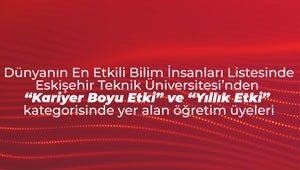 ESTÜ Öğretim Üyeleri 2023'te Dünyanın En Etkili Bilim İnsanları Listesinde Yer Aldı