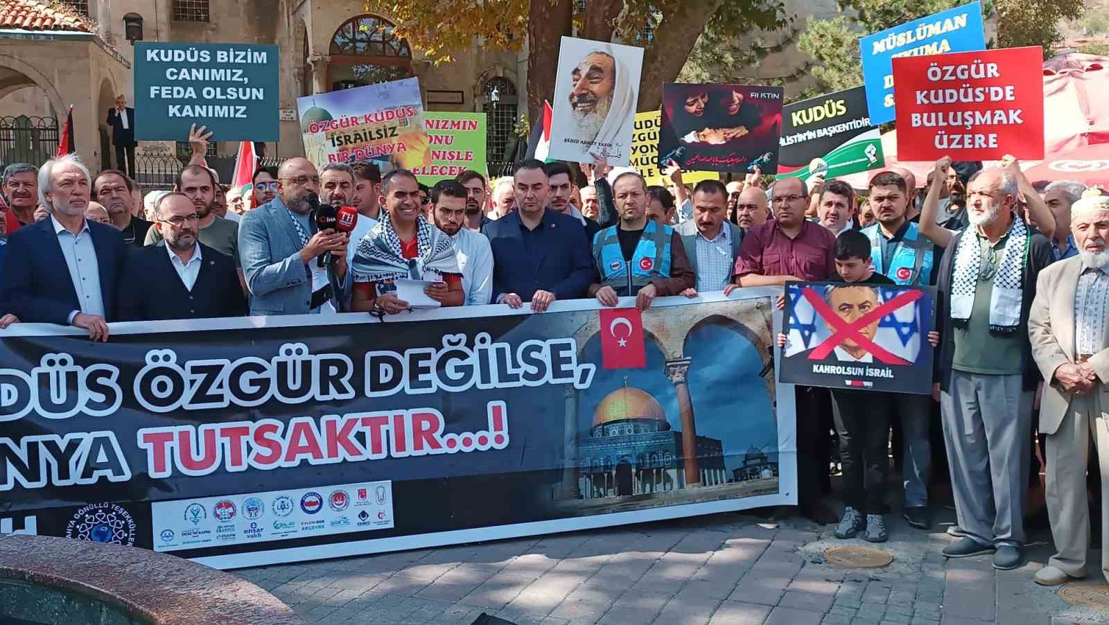 Kütahya'dan Filistin'e Destek Çağrısı