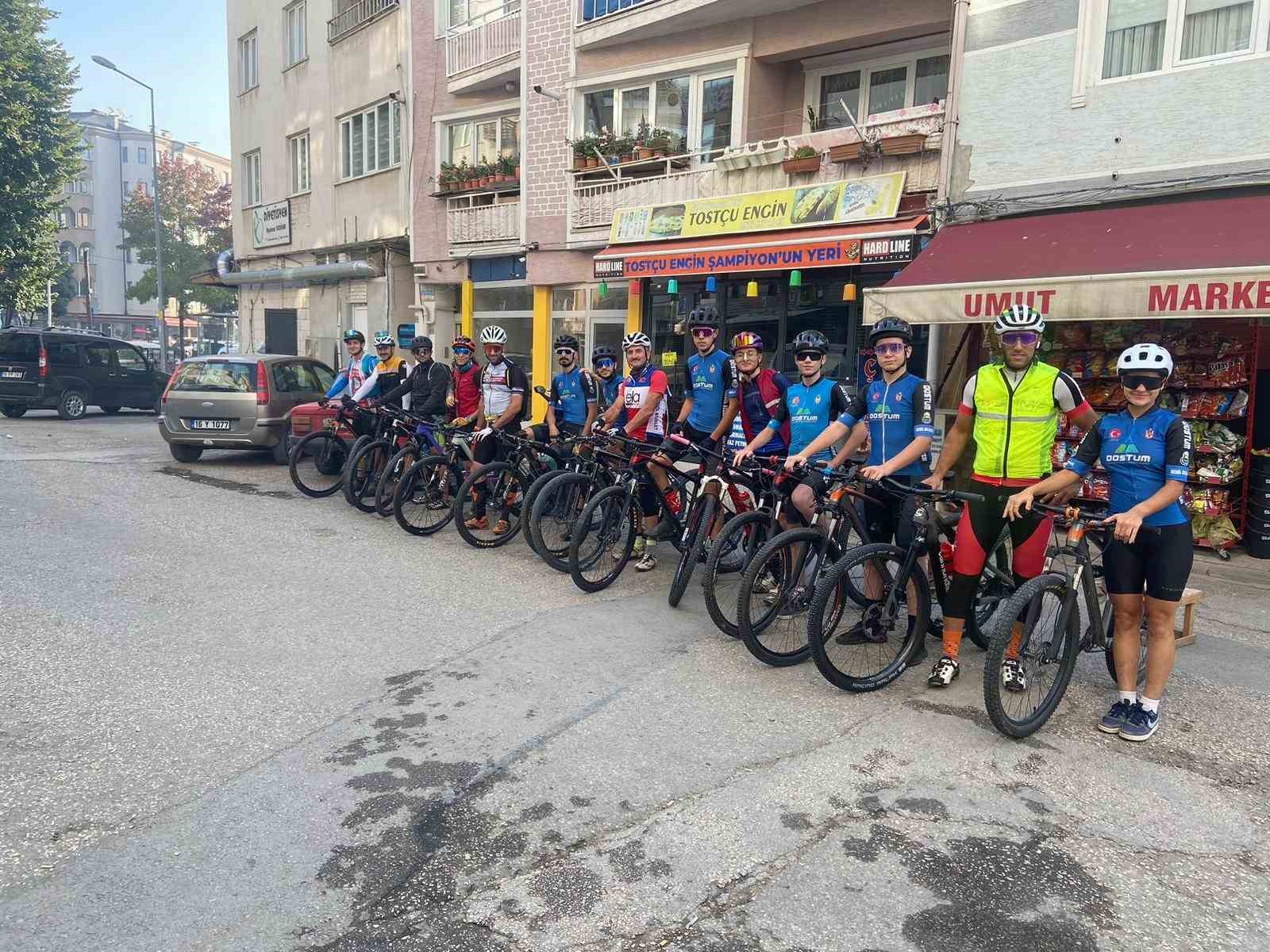 Esbike, Uludağ'a 2.300 metre tırmandı