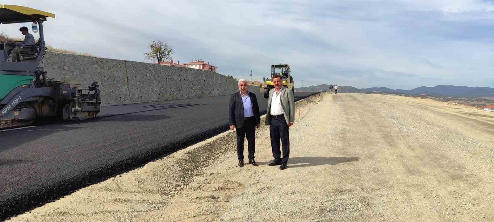 Hisarcık-Gediz çevre yolunda incelemeler yapıldı