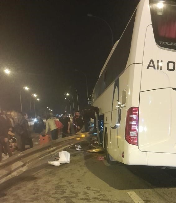 Afyon'da otobüs kazası: 7 yaralı