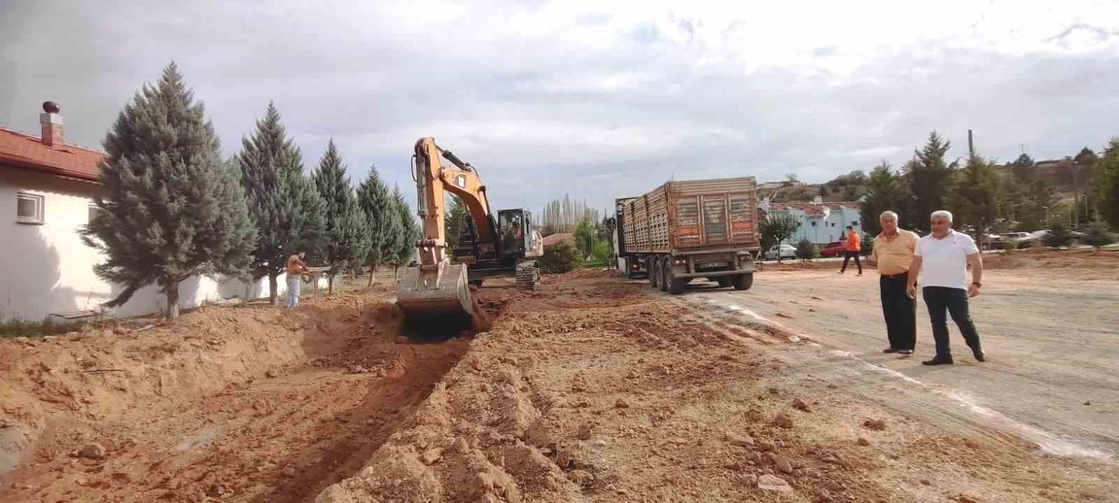 Hisarcık Belediyesi, dev termal hamam projesine başladı.