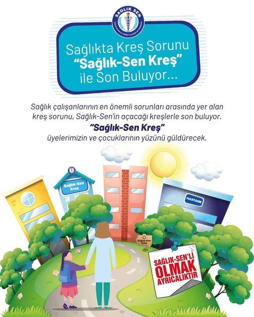 Sağlık-Sen Afyon'da Kreş Projesi Başlatıyor