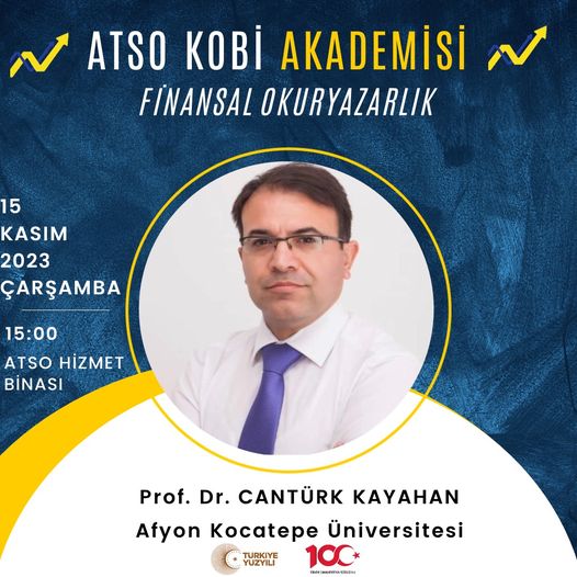 Afyonkarahisar Ticaret Odası Finansal Okuryazarlık Eğitimi düzenliyor