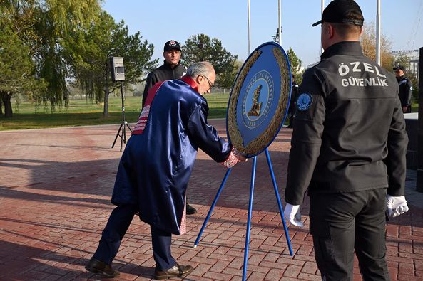 Afyon Kocatepe Üniversitesi'nde Atatürk'ün 85. yıl dönümü töreni düzenlendi