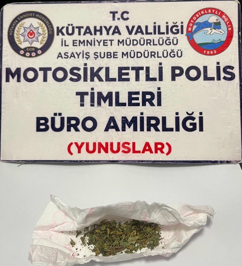 Kütahya'da polis operasyonunda bonzai ele geçirildi.