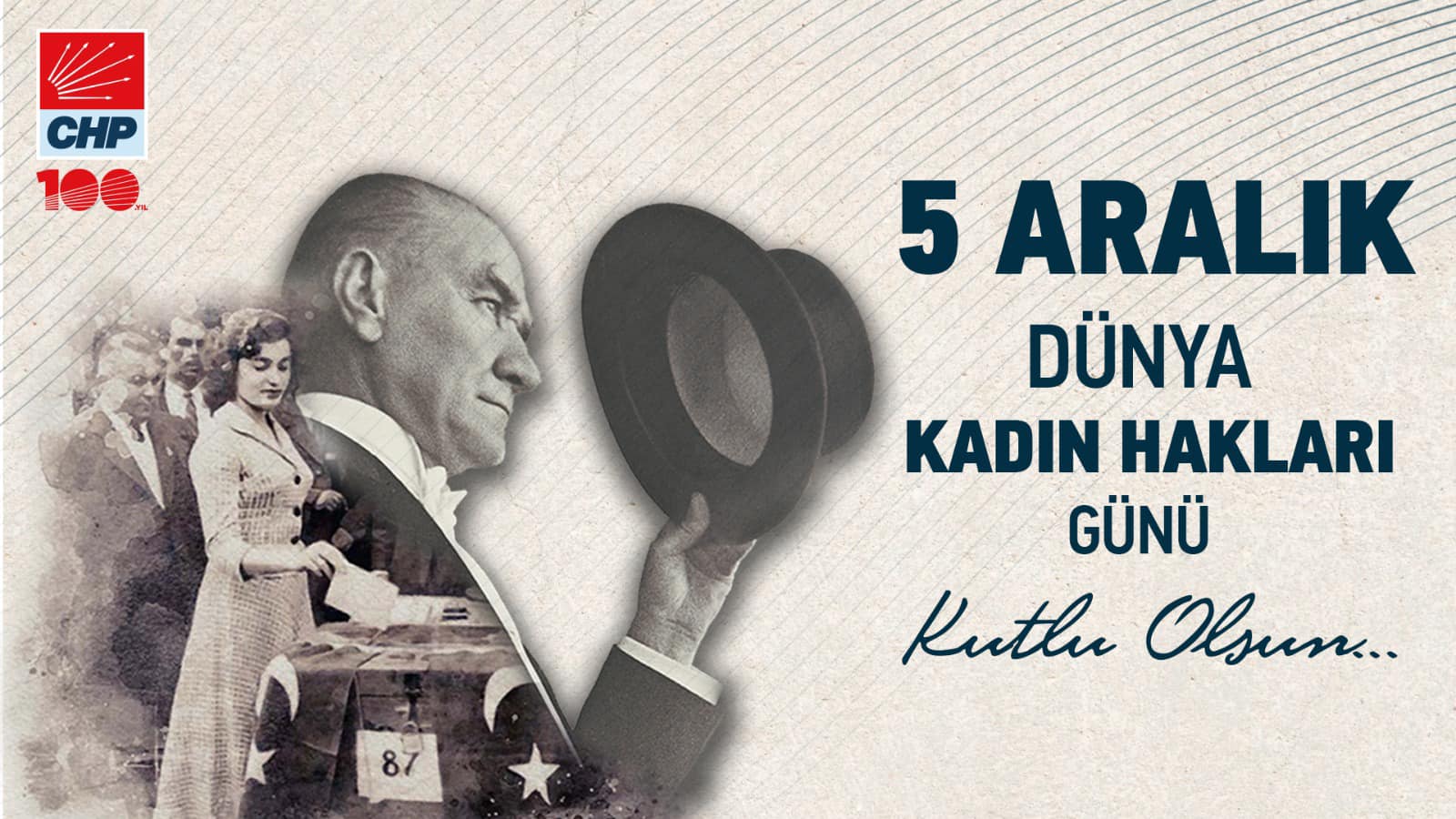 Afyonkarahisar'da CHP, Türk Kadınlarına Seçme ve Seçilme Hakkı'nı Kutladı