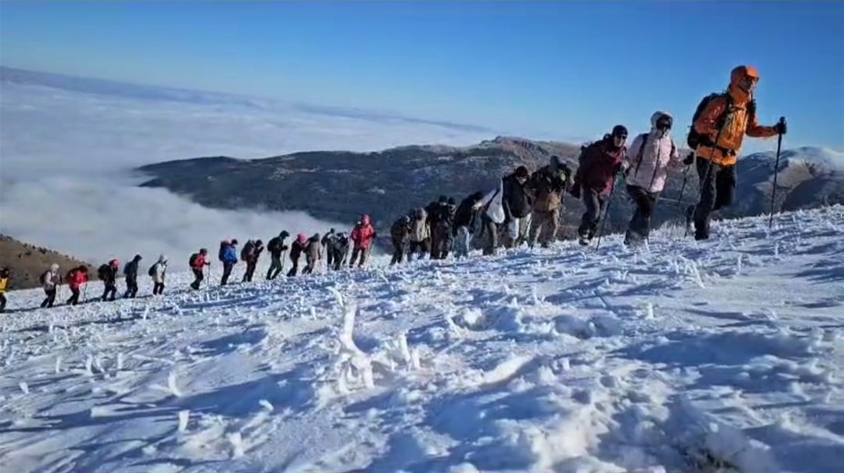 Afyonkarahisar'da 32 sporcu Sultandede Zirvesi'ne tırmandı