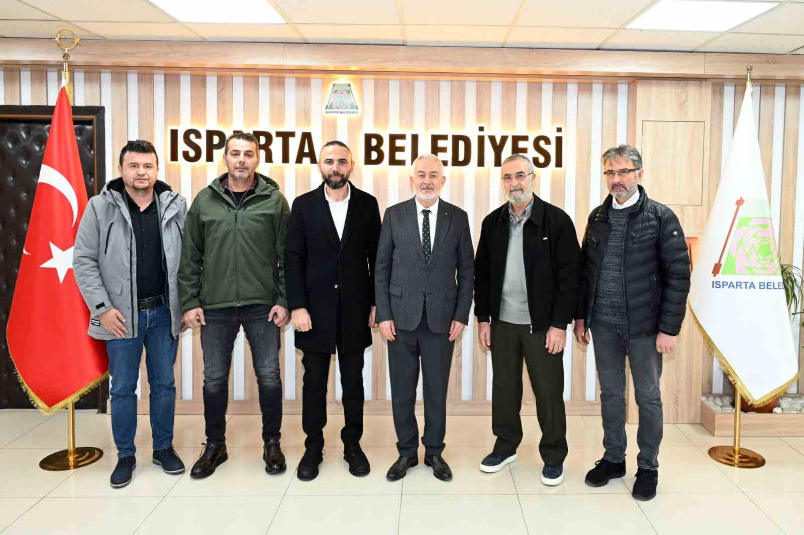 Isparta DOSB Başkanı Şükrü Başdeğirmen'i Ziyaret Etti