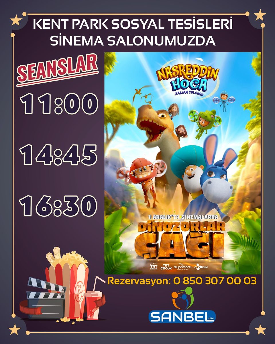 Sandıklı'da Kent Park sinema gösterimlere başlıyor