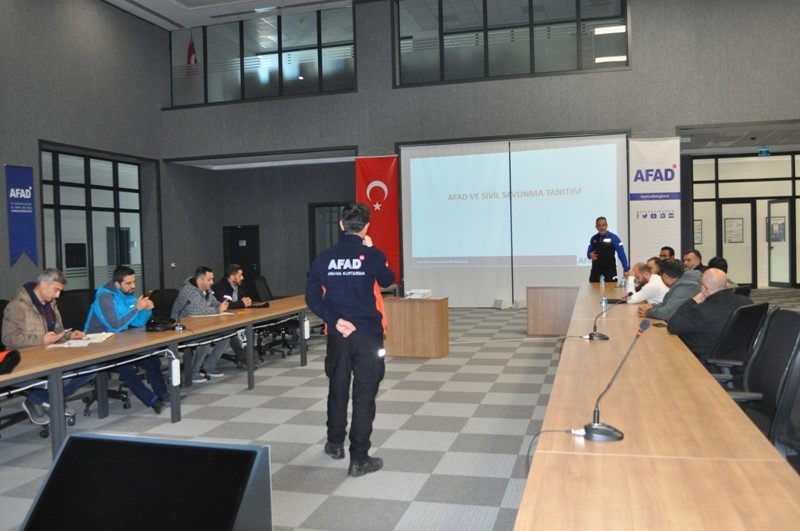 Kütahya'da AFAD, TEİAŞ'a 