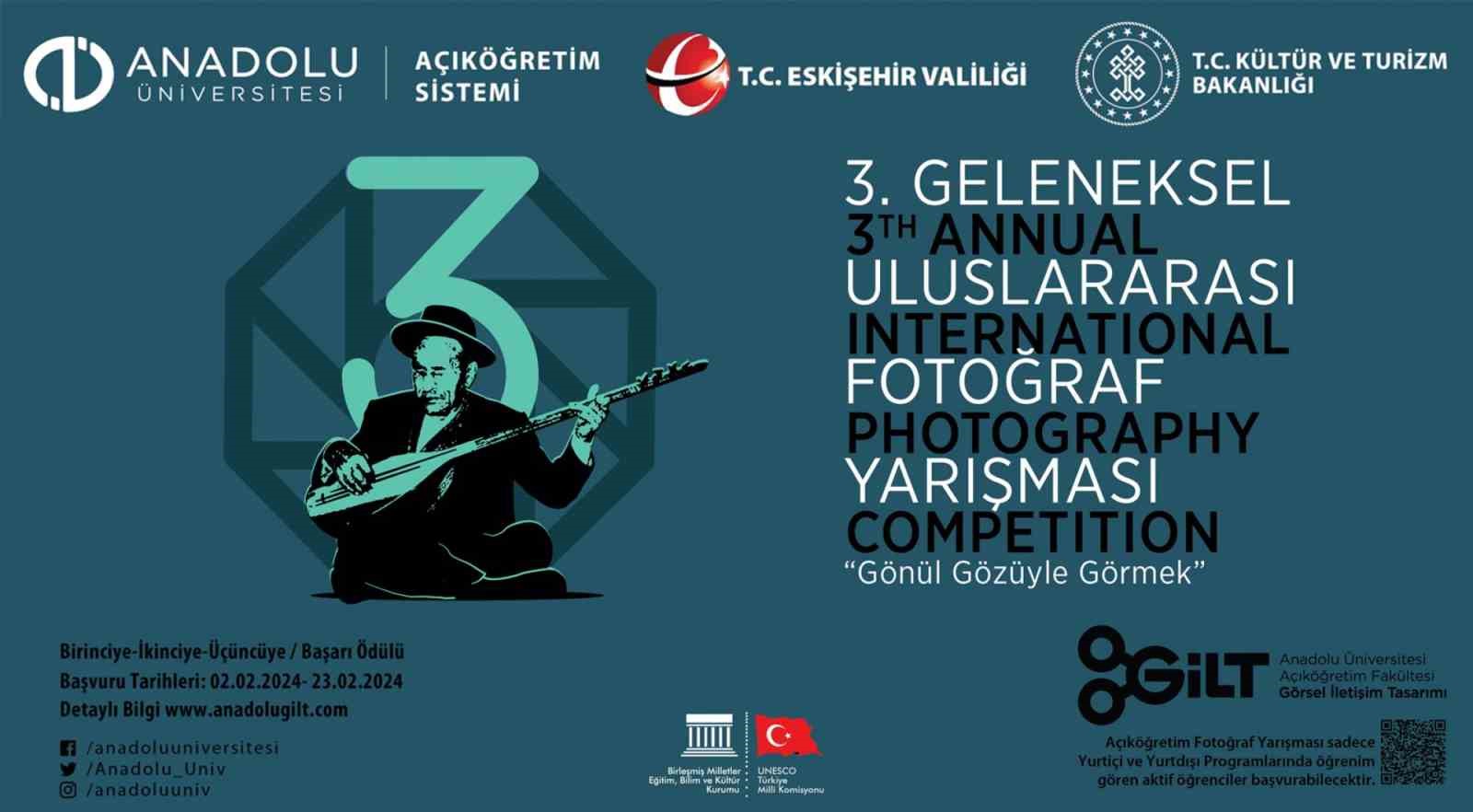 Anadolu Üniversitesi'nin Uluslararası Fotoğraf Yarışması Başlıyor