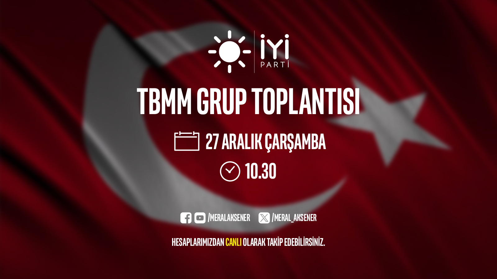 İYİ Parti Afyonkarahisar İl Başkanlığı, TBMM Grup Toplantısında Yeni Vizyonunu Açıklıyor.