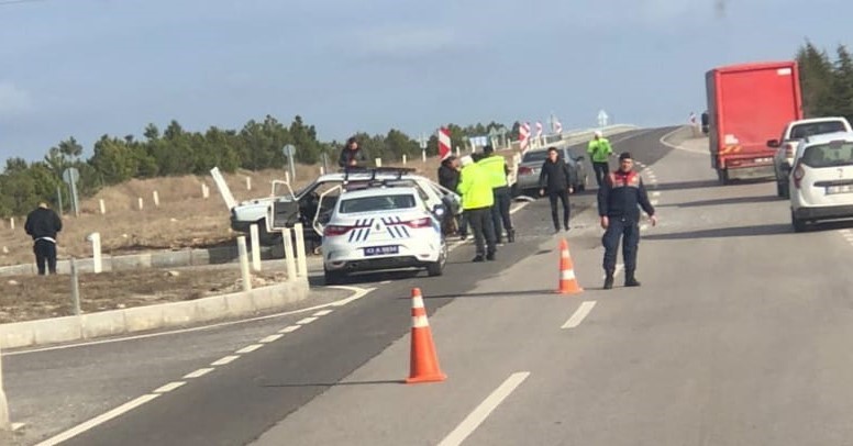 Kütahya'da trafik kazası: 7 yaralı