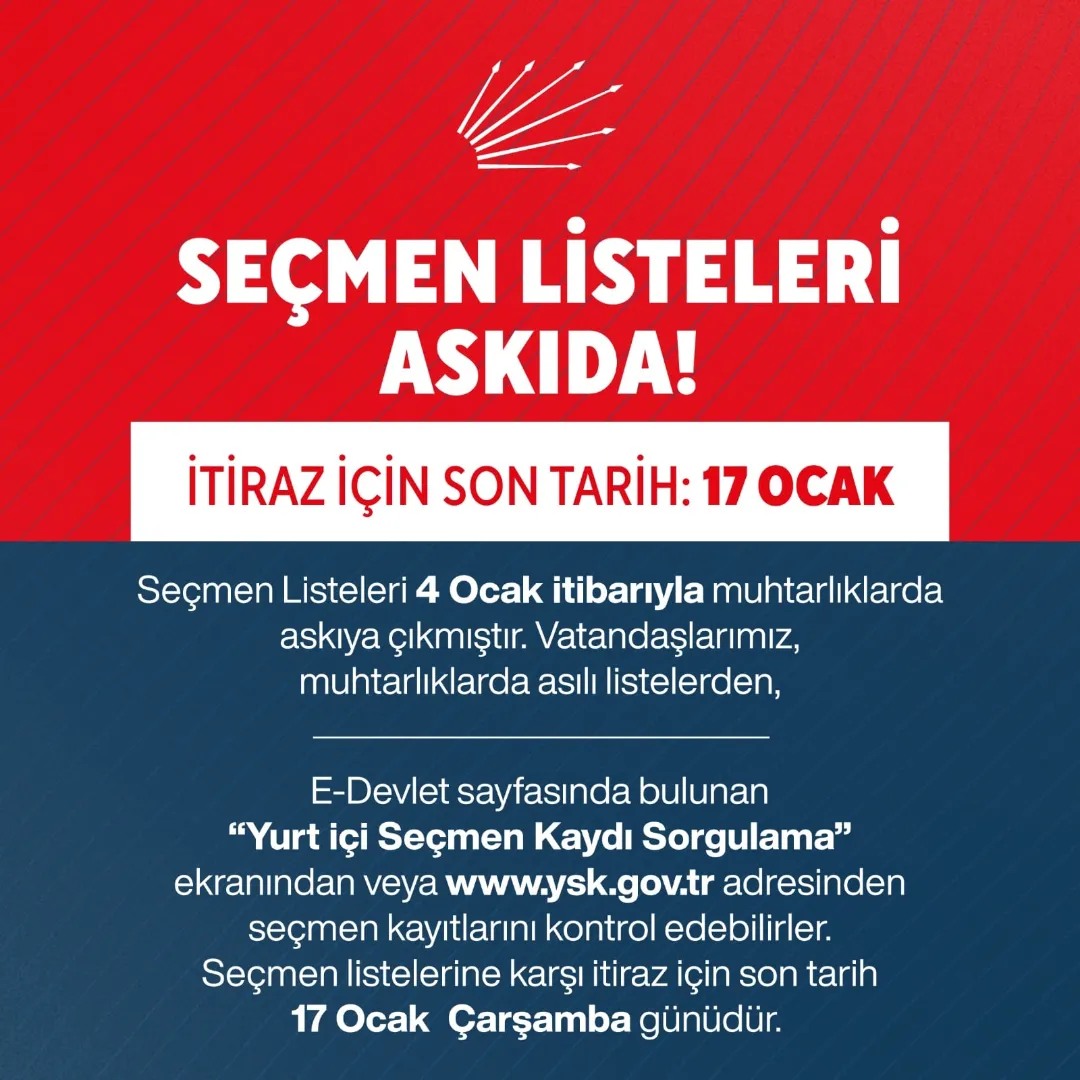 Afyonkarahisar'da seçmen kayıtlarının kontrol edilmesi çağrısı yapılıyor