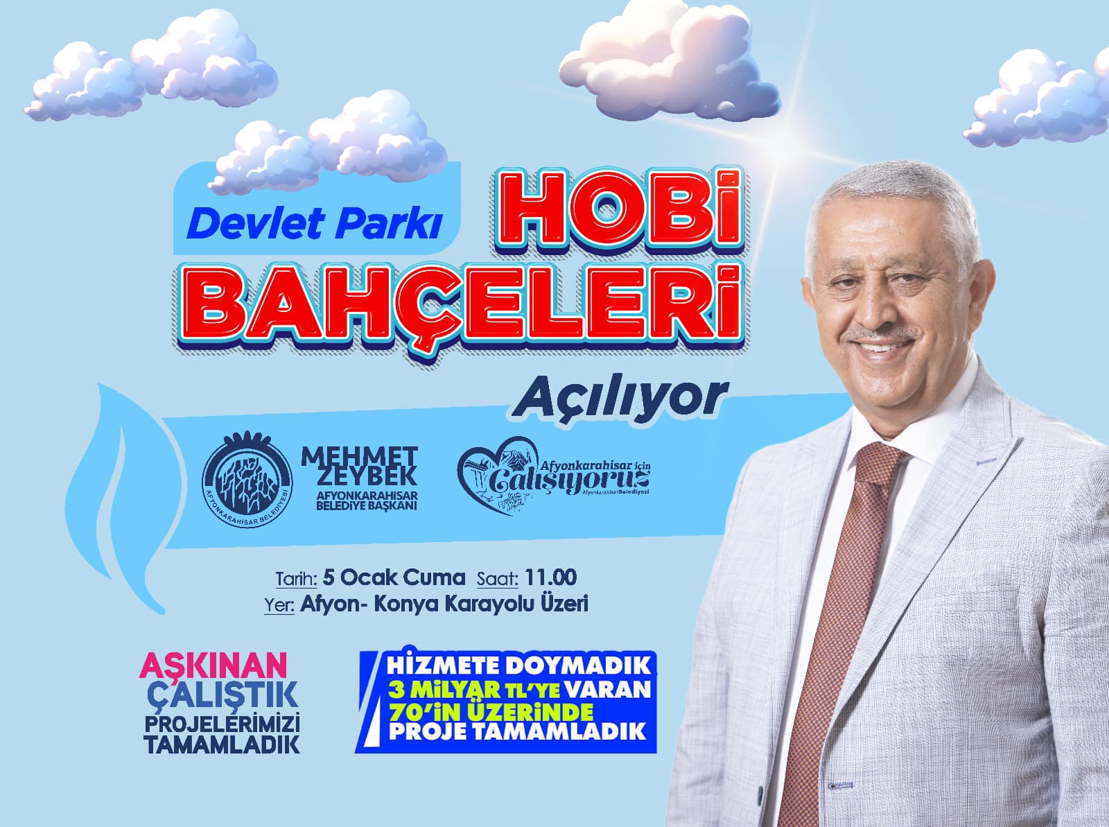 Afyonkarahisar'a Yeni Hobi Bahçeleri Açılıyor!