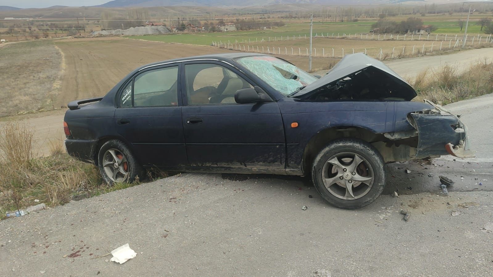 Afyonkarahisar'da trafik kazasında bebek hayatını kaybetti.