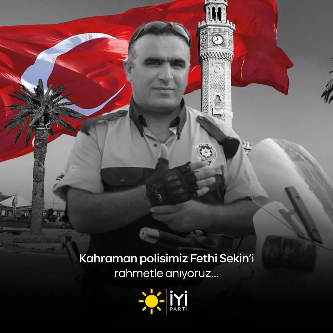 İYİ Parti, Şehit Fethi Sekin'i ve vatan uğruna can veren kahramanları anıyor. #FethiSekin #ŞehitlerÖlmez