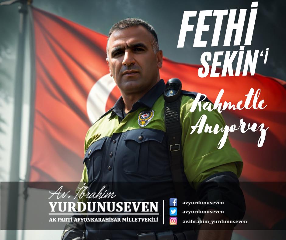 Fethi Sekin'in Anısına Milletvekili Yurdunuseven'den Mesaj