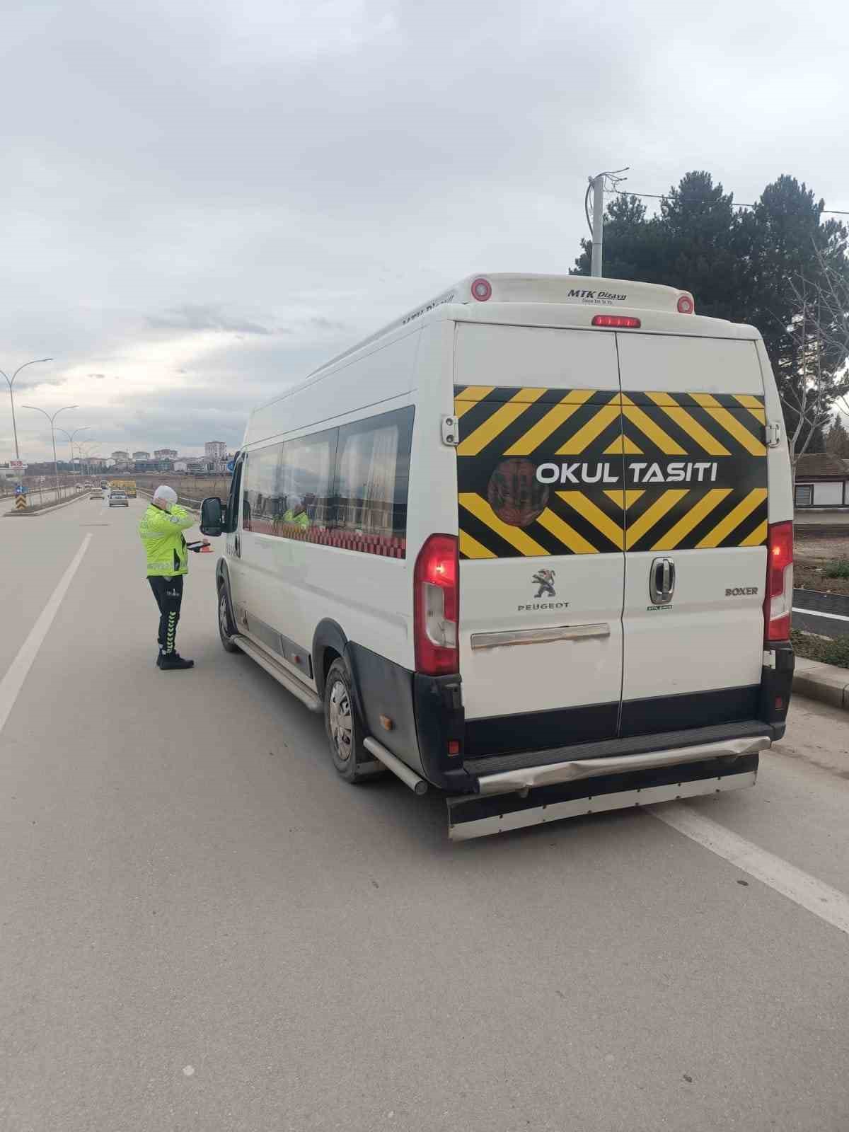 Eskişehir'de Okul Servisleri Denetlendi